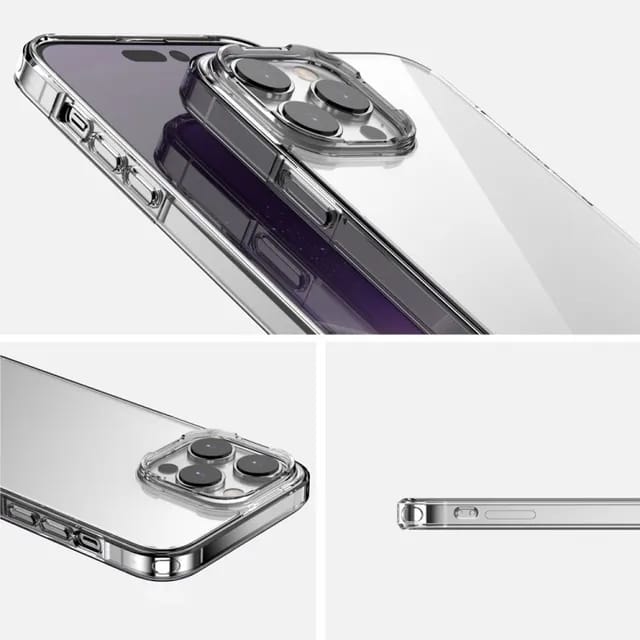 Transparent hard case anti yellow